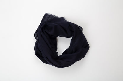 Dark Blue Kaschmir-Seide Schal Damen HATHI Schweiz
