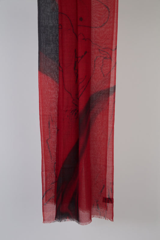 HATHI - Schal Red Fantasy