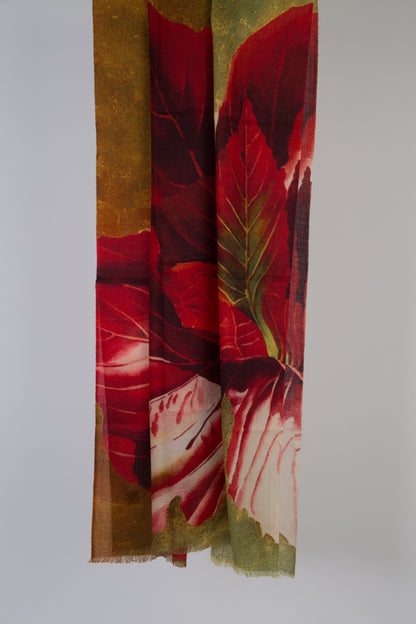 HATHI - Schal Red Leaves